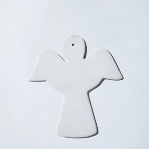 Marmoset Found Ceramics | Angel Decoration Snow