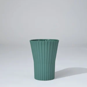 Marmoset Found Decorating | Vases & Vessels | Athena Ripple Vase Moss (L)