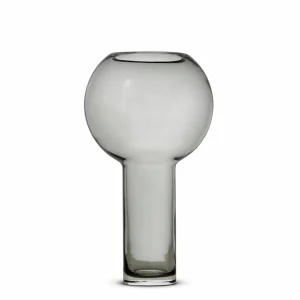 Marmoset Found Glass Vases | Decorating | Balloon Vase Storm Grey (S)