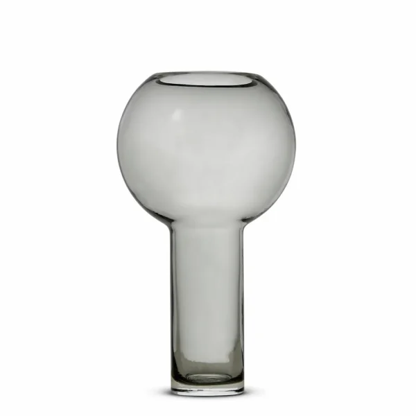 Marmoset Found Glass Vases | Decorating | Balloon Vase Storm Grey (S)