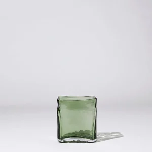 Marmoset Found Glass Vases | Decorating | Block Vase Green (S)