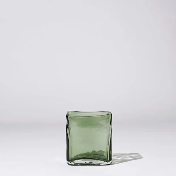 Marmoset Found Glass Vases | Decorating | Block Vase Green (S)