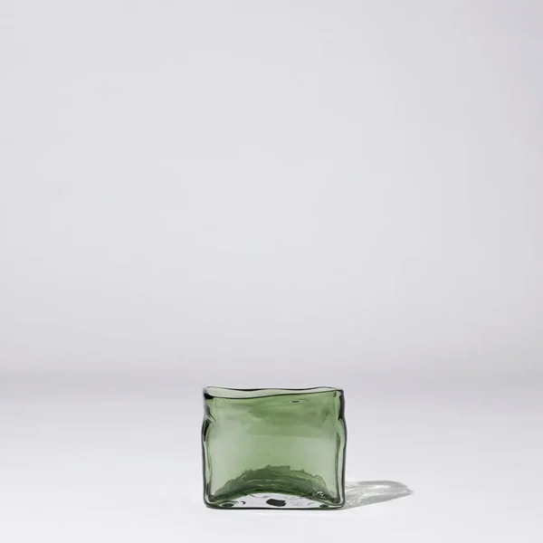 Marmoset Found Glass Vases | Decorating | Block Vase Green (XS)