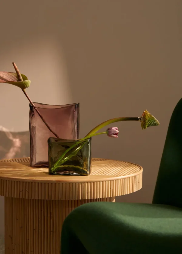 Marmoset Found Glass Vases | Decorating | Block Vase Rose (L)