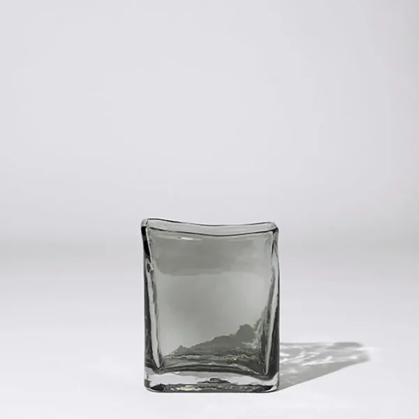 Marmoset Found Glass Vases | Decorating | Block Vase Storm (L)