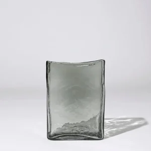 Marmoset Found Glass Vases | Decorating | Block Vase Storm (XL)