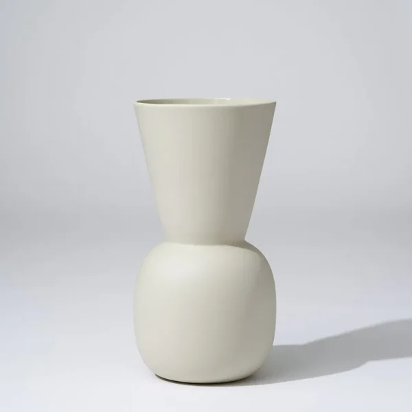 Marmoset Found Ceramics | Decorating | Cloud Bell Vase Chalk (L)