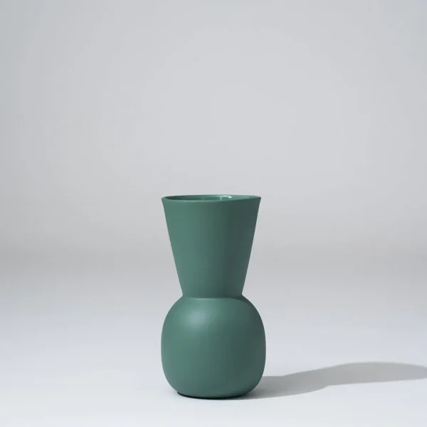 Marmoset Found Ceramics | Decorating | Cloud Bell Vase Moss (S)
