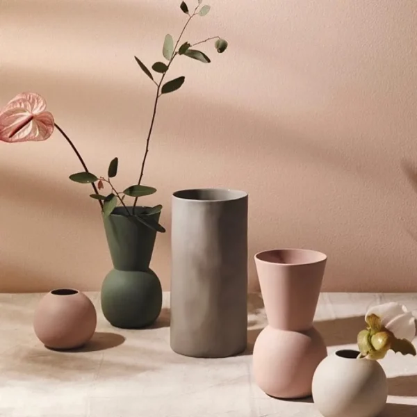 Marmoset Found Ceramics | Decorating | Cloud Bell Vase Moss (S)