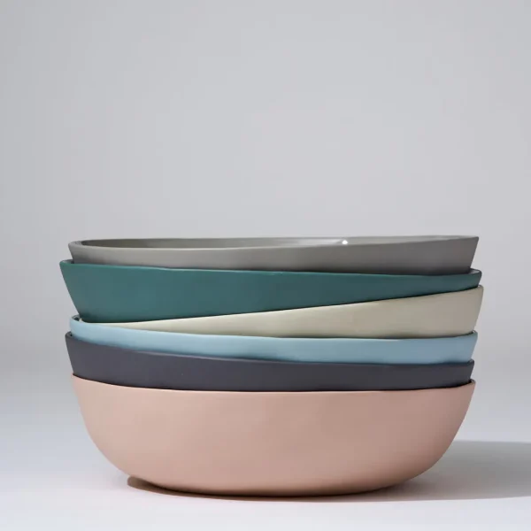 Marmoset Found Bowls | Ceramics | Cloud Bowl Charcoal (L)