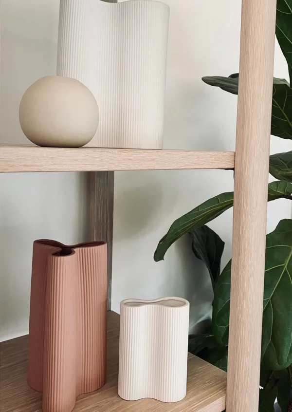 Marmoset Found Ceramics | Decorating | Cloud Bubble Vase Chalk (S)