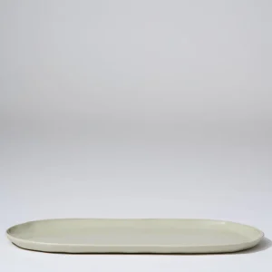 Marmoset Found Ceramics | Plates | Cloud Oval Plate Chalk (L)