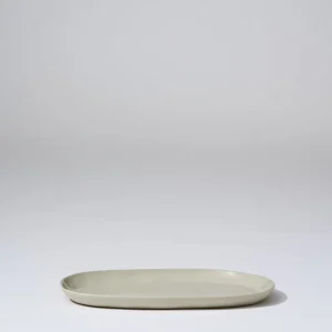 Marmoset Found Ceramics | Plates | Cloud Oval Plate Chalk (M)