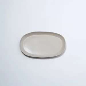 Marmoset Found Ceramics | Plates | Cloud Oval Plate Chalk (M)