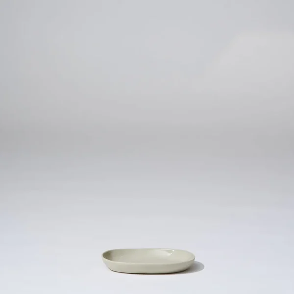 Marmoset Found Ceramics | Plates | Cloud Oval Plate Chalk (S)