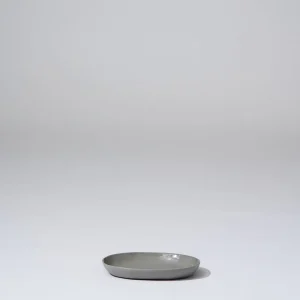 Marmoset Found Ceramics | Plates | Cloud Oval Plate Dove Grey (S)
