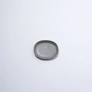 Marmoset Found Ceramics | Plates | Cloud Oval Plate Dove Grey (S)