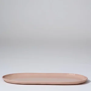 Marmoset Found Ceramics | Plates | Cloud Oval Plate Icy Pink (L)