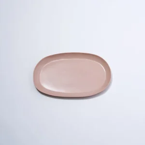 Marmoset Found Ceramics | Plates | Cloud Oval Plate Icy Pink (M)