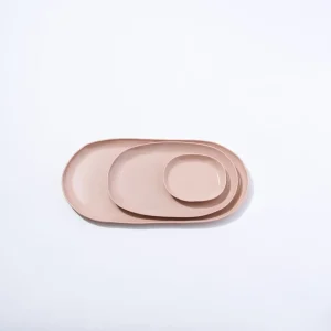 Marmoset Found Ceramics | Plates | Cloud Oval Plate Icy Pink (M)