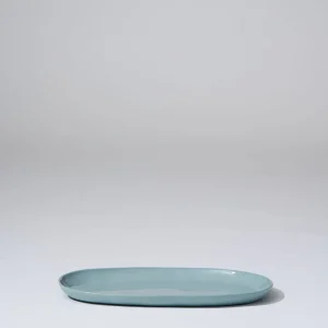 Marmoset Found Ceramics | Plates | Cloud Oval Plate Light Blue (M)