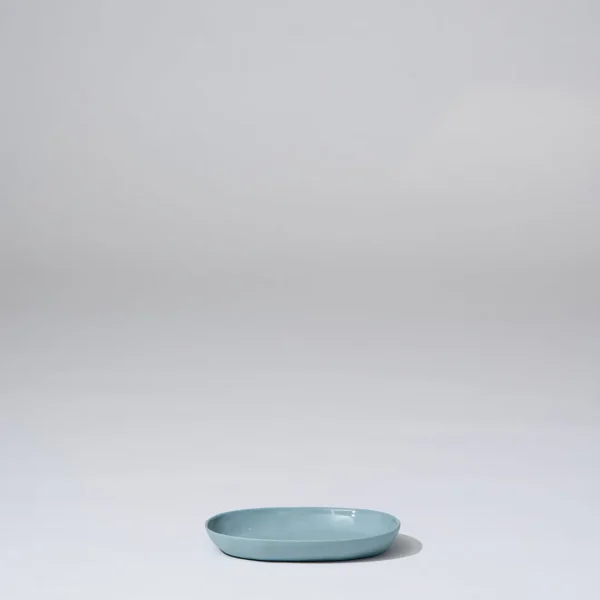 Marmoset Found Ceramics | Plates | Cloud Oval Plate Light Blue (S)