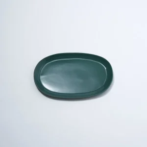 Marmoset Found Ceramics | Plates | Cloud Oval Plate Moss (M)