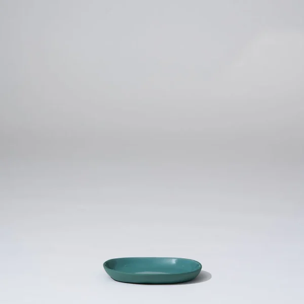 Marmoset Found Ceramics | Plates | Cloud Oval Plate Moss (S)
