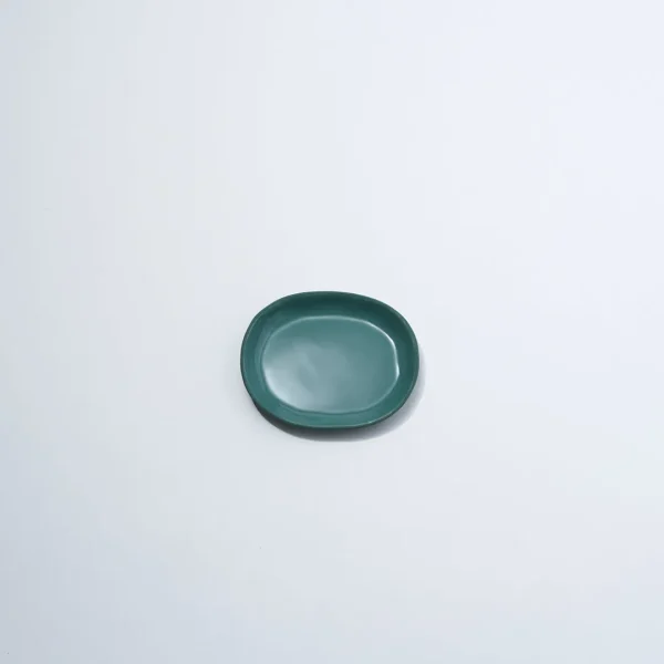Marmoset Found Ceramics | Plates | Cloud Oval Plate Moss (S)