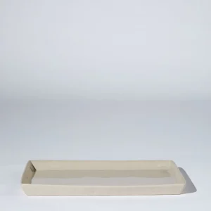 Marmoset Found Ceramics | Serving Platters & Trays | Cloud Rectangle Platter Chalk White (XL)