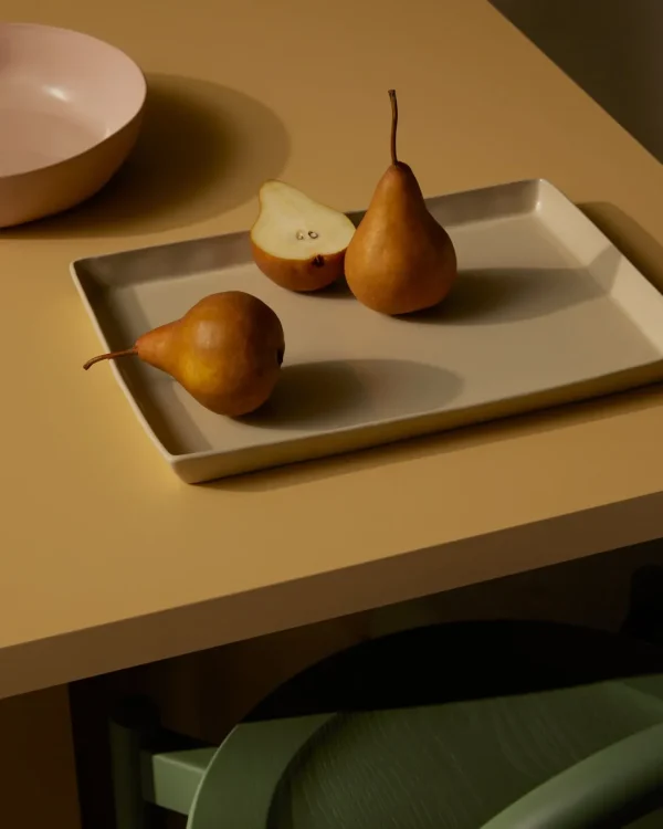 Marmoset Found Ceramics | Serving Platters & Trays | Cloud Rectangle Platter Charcoal (XL)