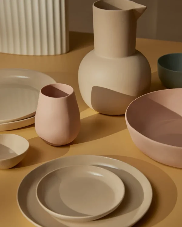 Marmoset Found Ceramics | Dinner Sets | Cloud Round Plate Chalk (S)