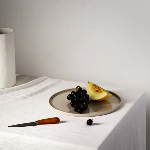 Marmoset Found Ceramics | Serving Platters & Trays | Cloud Round Platter Chalk L
