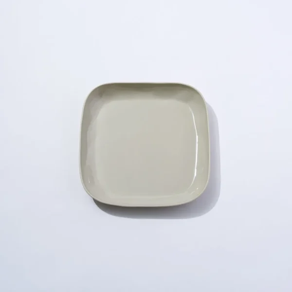 Marmoset Found Ceramics | Serving Platters & Trays | Cloud Square Platter Chalk (M)