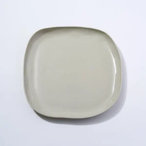 Marmoset Found Serving Platters & Trays | Plates | Cloud Square Platter Chalk White (L)