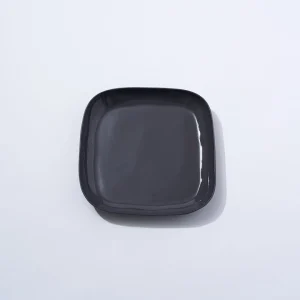 Marmoset Found Ceramics | Serving Platters & Trays | Cloud Square Platter Charcoal (M)