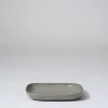 Marmoset Found Ceramics | Plates | Cloud Square Platter Dove Grey (M)