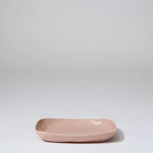 Marmoset Found Ceramics | Serving Platters & Trays | Cloud Square Platter Icy Pink (M)