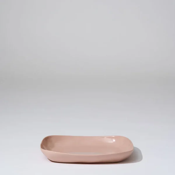 Marmoset Found Ceramics | Serving Platters & Trays | Cloud Square Platter Icy Pink (M)