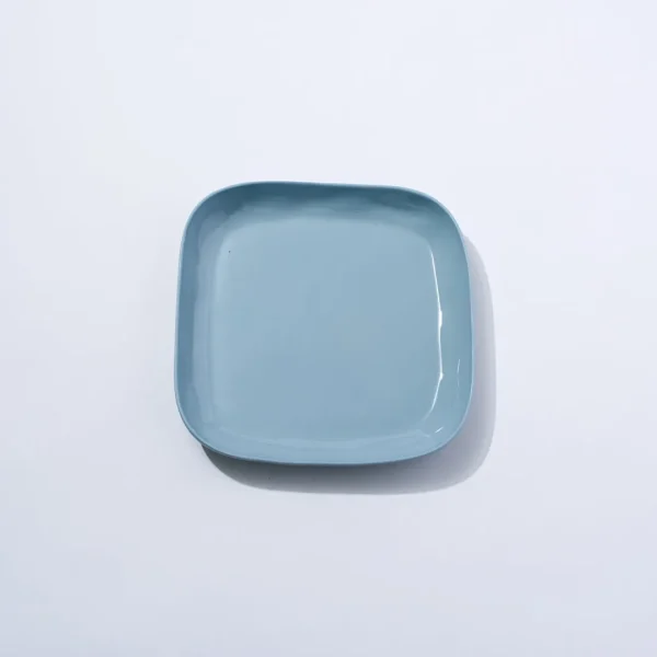 Marmoset Found Ceramics | Serving Platters & Trays | Cloud Square Platter Light Blue (M)