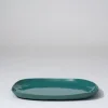 Marmoset Found Ceramics | Serving Platters & Trays | Cloud Square Platter Moss (L)