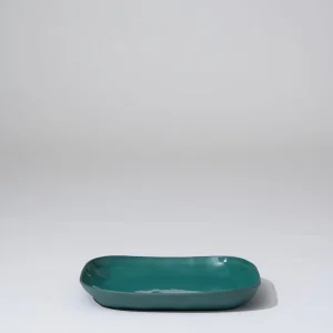 Marmoset Found Ceramics | Serving Platters & Trays | Cloud Square Platter Moss (M)