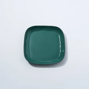 Marmoset Found Ceramics | Serving Platters & Trays | Cloud Square Platter Moss (M)
