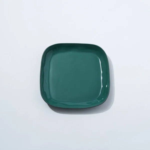 Marmoset Found Ceramics | Serving Platters & Trays | Cloud Square Platter Moss (M)