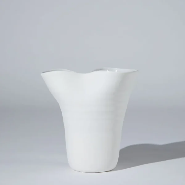 Marmoset Found Ceramics | Decorating | Cloud Sunday Vase Snow (XL)
