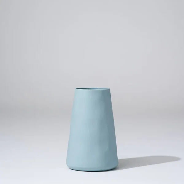 Marmoset Found Ceramics | Vases & Vessels | Cloud Tulip Vase Light Blue (L)