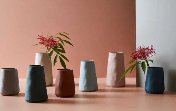 Marmoset Found Ceramics | Decorating | Cloud Tulip Vase Steel (M)