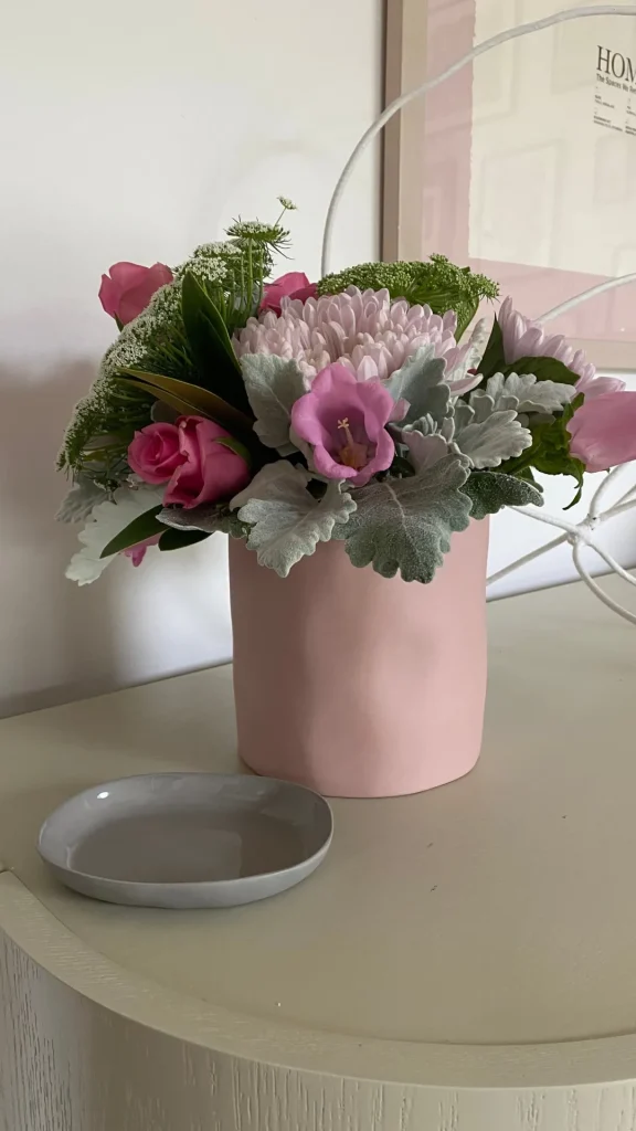 Marmoset Found Ceramics | Decorating | Cloud Vase Icy Pink (L)