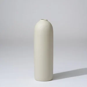 Marmoset Found Ceramics | Decorating | Cocoon Vase, Chalk White, Large