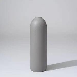 Marmoset Found Ceramics | Decorating | Cocoon Vase, Dove Grey, Large
